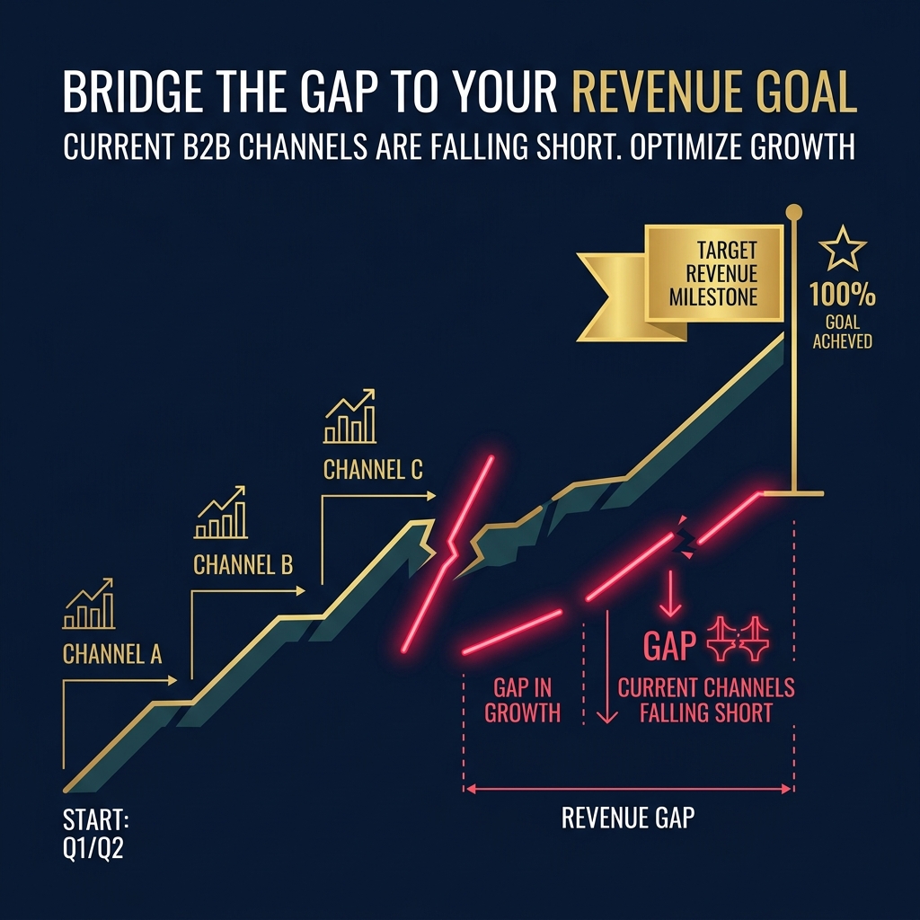 Current channels won't reach revenue targets